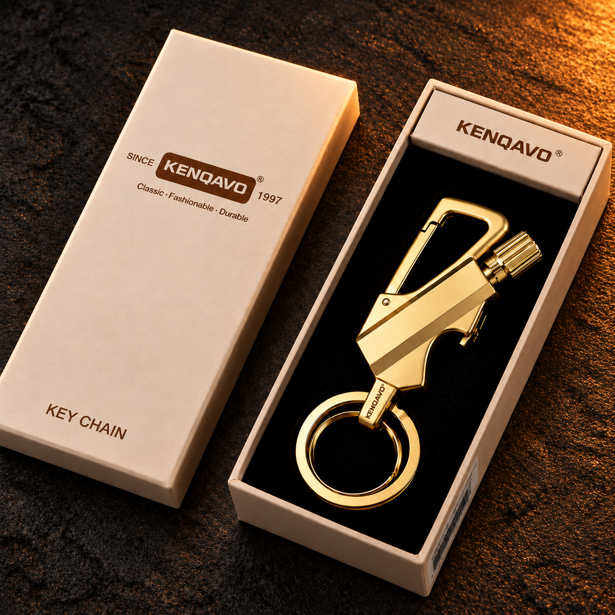 Refillable Permanent Match Bottle Opener Keychain