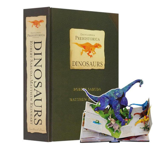 3D 🦖Encyclopedia Prehistoric Dinosaurs Pop-Up Book