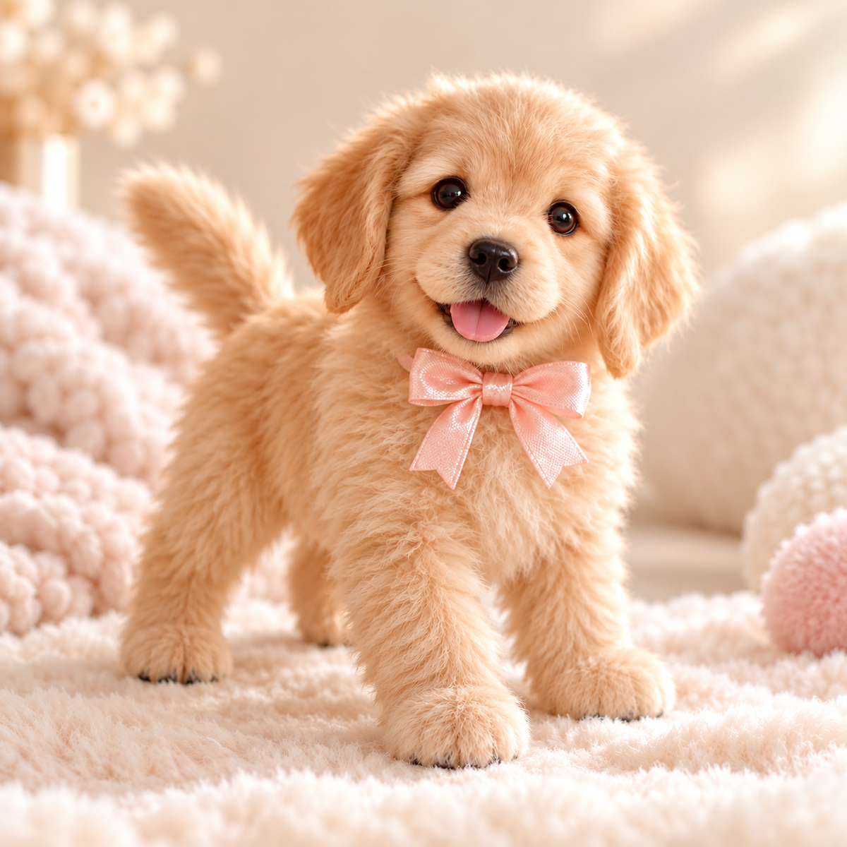 🐶💛 HOT SALE 49% OFF – Lifelike Robotic Golden Retriever Puppy | The Cutest Christmas Gift ✨🎄
