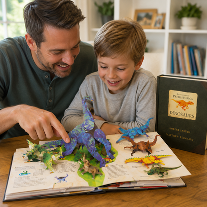 3D 🦖Encyclopedia Prehistoric Dinosaurs Pop-Up Book