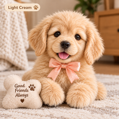 🐶💛 HOT SALE 49% OFF – Lifelike Robotic Golden Retriever Puppy | The Cutest Christmas Gift ✨🎄