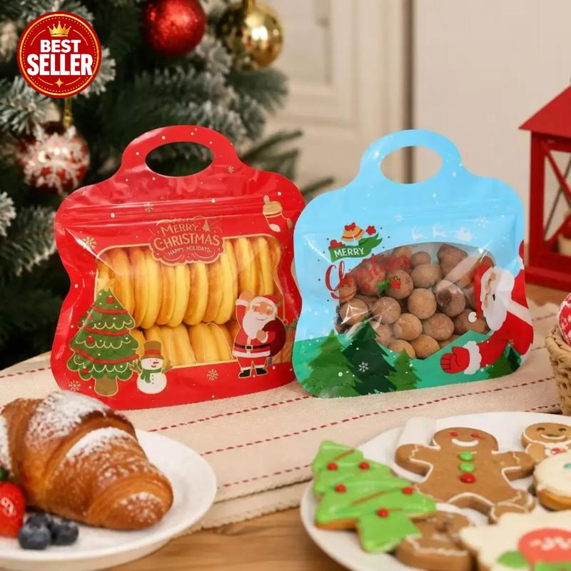 Festive Self Seal Treat Bags