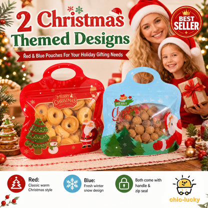 Festive Self Seal Treat Bags
