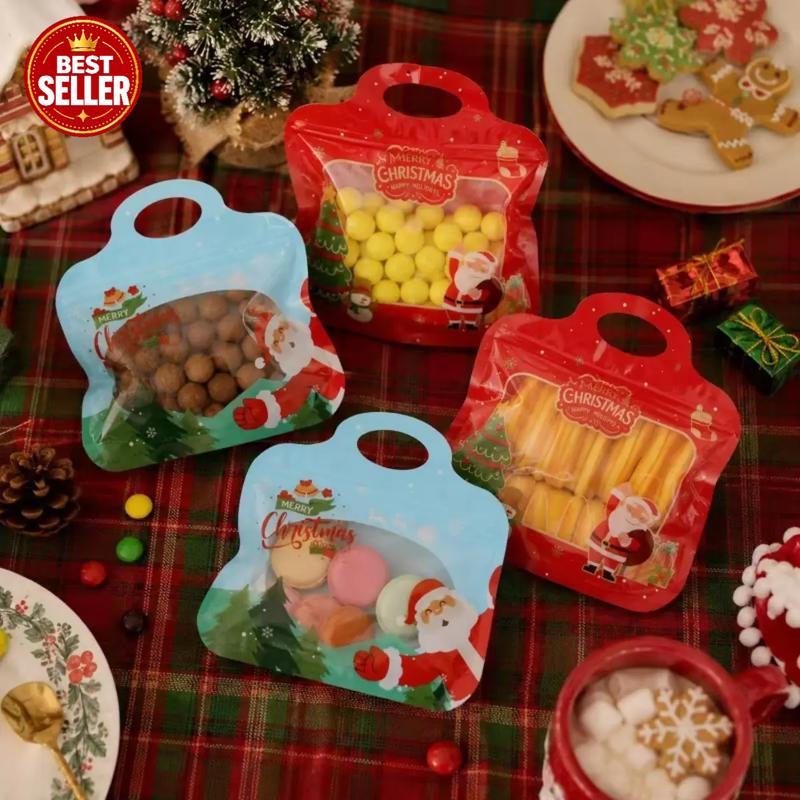 Festive Self Seal Treat Bags