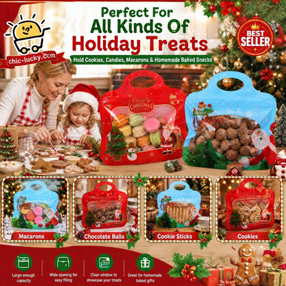 Festive Self Seal Treat Bags