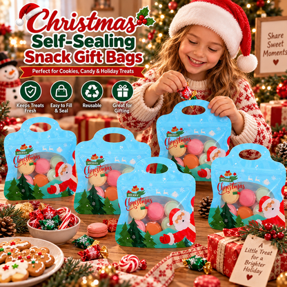 Festive Self Seal Treat Bags