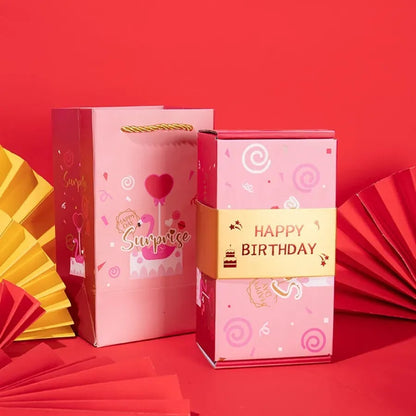 Pop-Up Christmas Surprise Gift Box – Cash & Gift Card Reveal