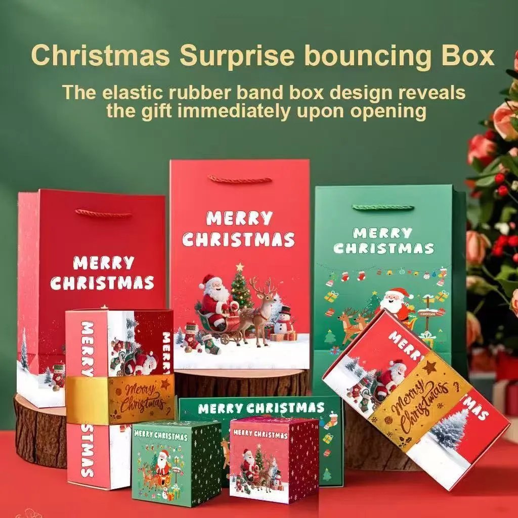 Pop-Up Christmas Surprise Gift Box – Cash & Gift Card Reveal